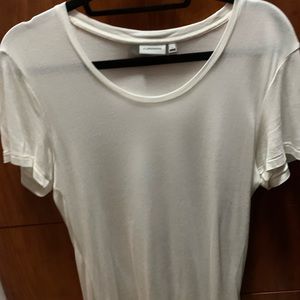 J.Linderberg Men Luxury White T Shirt Drapy Model